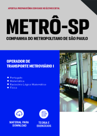 Operador de Transporte Metroviário I - METRÔ-SP (preparatória)