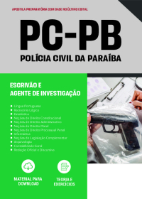 Escrivão e Agente de Investigação - Polícia Civil-PB (preparatória)