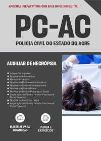 Auxiliar de Necropsia - Polícia Civil-AC (preparatória)