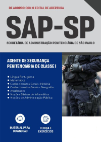 Agente de Segurança Penitenciária de Classe I - SAP-SP (preparatória)