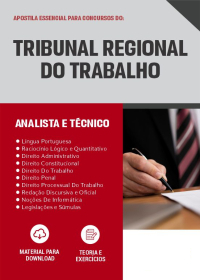 Analista e Técnico - TRT (preparatória)