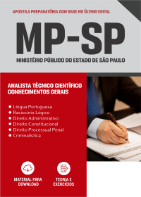 Analista Técnico Científico - Conhecimentos Gerais - MP-SP (preparatória)