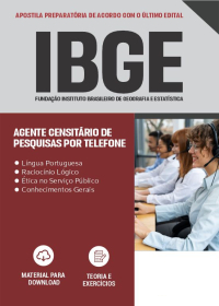 Agente Censitário de Pesquisas por Telefone - IBGE (preparatória)