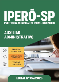 Auxiliar Administrativo - Prefeitura de Iperó-SP