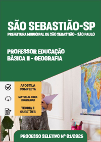 Professor Educação Básica II - Geografia - Prefeitura de São Sebastião-SP