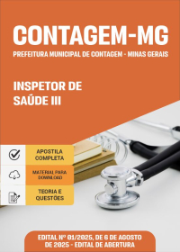 Inspetor de Saúde III - Prefeitura de Contagem-MG