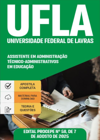 Assistente em Administração - Técnico-Administrativos em Educação - UFLA