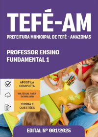 Professor Ensino Fundamental 1 - Prefeitura de Tefé-AM