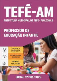 Professor de Educação Infantil - Prefeitura de Tefé-AM