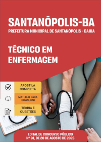 Técnico em Enfermagem - Prefeitura de Santanópolis-BA