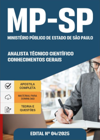 Analista Técnico Científico - Ministério Público - SP