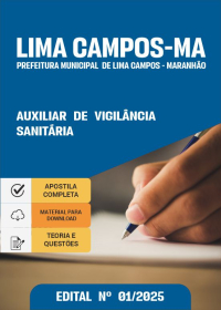 Auxiliar de Vigilância Sanitária - Prefeitura de Lima Campos-MA