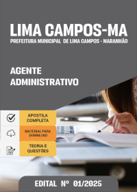 Agente Administrativo - Prefeitura de Lima Campos-MA