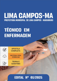 Técnico em Enfermagem - Prefeitura de Lima Campos-MA