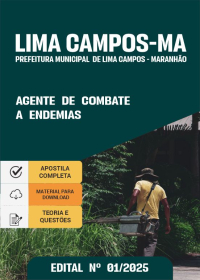 Agente de Combate a Endemias - Prefeitura de Lima Campos-MA