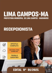 Recepcionista - Prefeitura de Lima Campos-MA
