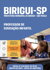 Professor de Educação Infantil - Prefeitura de Birigui - SP
