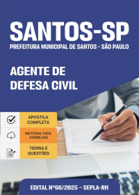Agente de Defesa Civil - Prefeitura de Santos-SP