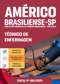 Técnico de Enfermagem - Prefeitura de Américo Brasiliense-SP