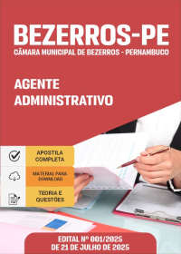 Agente Administrativo - Câmara de Bezerros-PE
