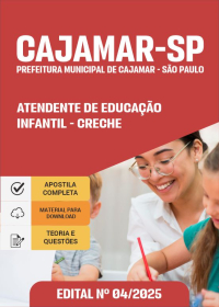 Atendente de Educação Infantil - Creche - Prefeitura de Cajamar-SP