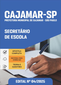 Secretário de Escola - Prefeitura de Cajamar-SP