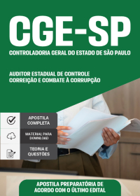 Auditor Estadual de Controle - Correição e Combate à Corrupção - CGE-SP