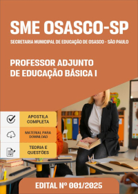 Professor Adjunto de Educação Básica I - SME Osasco-SP