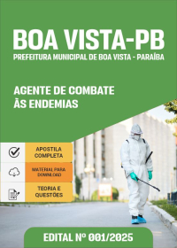 Agente de Combate às Endemias - Prefeitura de Boa Vista-PB