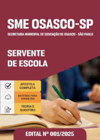 Servente de Escola - SME-Osasco-SP