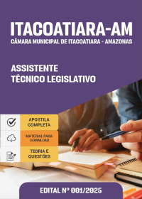 Assistente Técnico Legislativo - Câmara de Itacoatiara-AM