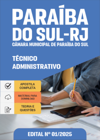 Técnico Administrativo - Câmara de Paraíba do Sul-RJ