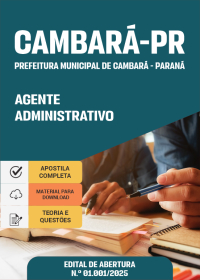 Agente Administrativo - Prefeitura de Cambará-PR