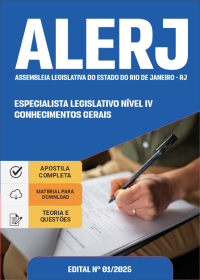 Especialista Legislativo Nível IV - Conhecimentos Gerais - ALERJ