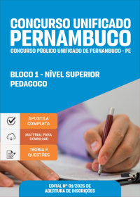 Bloco 1 - Nível Superior - Pedagogo - CPU-PE