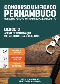 Bloco 3 - Agente de Fiscalização Metrológica Legal e Qualidade - CPU-PE