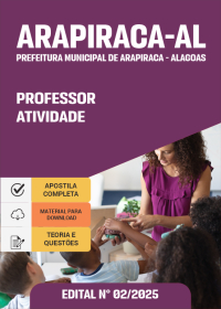 Professor Atividade (Educação Infantil e Anos Iniciais) - Prefeitura de Arapiraca-AL