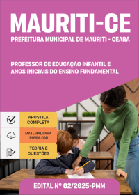 Professor de Educação Infantil e Anos Iniciais Do Ensino Fundamental - Prefeitura de Mauriti-CE