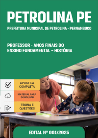 Professor de Anos Finais do Ensino Fundamental - História - Prefeitura de Petrolina-PE
