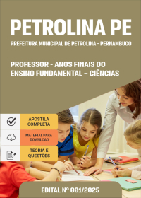 Professor de Anos Finais do Ensino Fundamental - Ciências - Prefeitura de Petrolina-PE