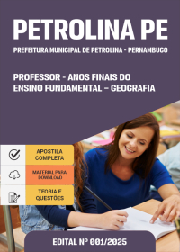 Professor de Anos Finais do Ensino Fundamental - Geografia - Prefeitura de Petrolina-PE