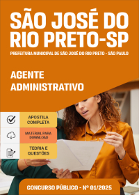 Agente Administrativo - Prefeitura de São José do Rio Preto-SP