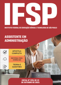 Técnico Administrativo - Assistente em Administração - IFSP