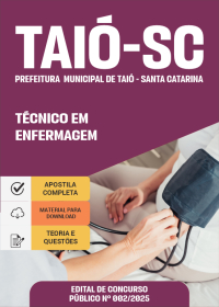 Técnico em Enfermagem - Prefeitura de Taió-SC