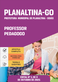 Professor Pedagogo - Prefeitura de Planaltina-GO