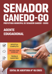 Agente Educacional - Prefeitura de Senador Canedo-GO
