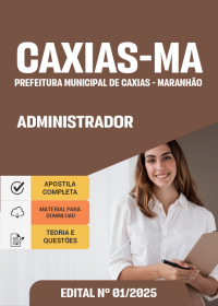 Administrador - Prefeitura de Caxias-MA