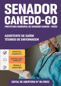 Assistente de Saúde - Técnico de Enfermagem - Prefeitura de Senador Canedo-GO