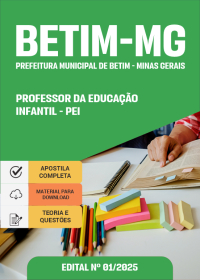 Professor da Educação Infantil - PEI - Prefeitura de Betim-MG