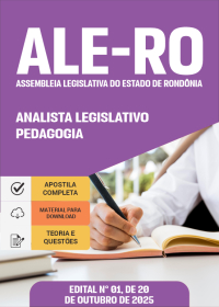 Analista Legislativo - Pedagogia - ALE-RO